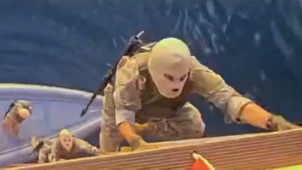 The video released by Iran of the boarding of two ships in the Strait of Hormuz