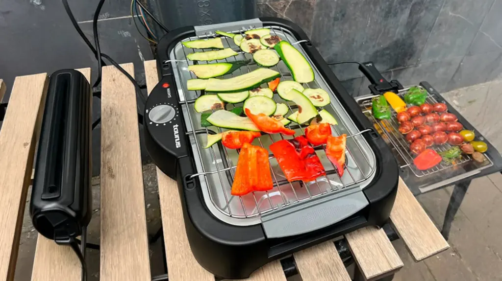 The Taurus Maxim's electric barbecue takes longer to heat than the other barbecues in the comparison.