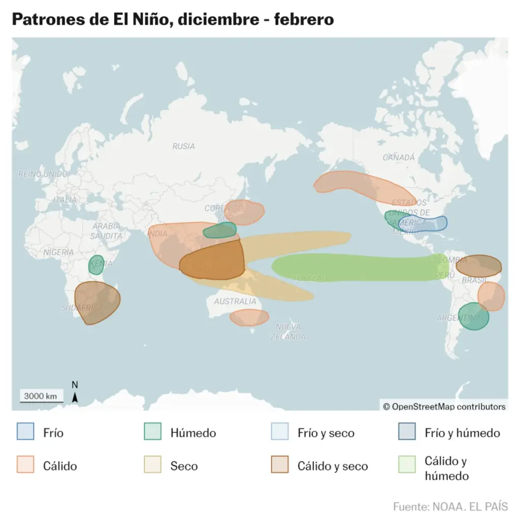 The ‘El Niño’ phenomenon will arrive in 2026: although there is no certainty about its strength, Latin America and the Caribbean must prepare