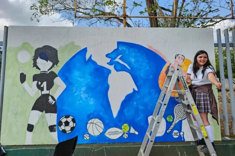 Mexico is painted with thousands of murals for the World Cup to reclaim public spaces