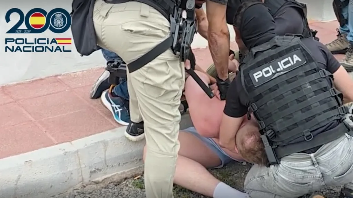 Police arrest a fugitive wanted by Poland in Tenerife, accused of 40 crimes