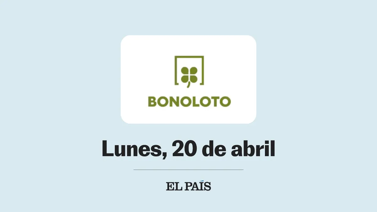 Bonoloto: check draw of Monday, April 20