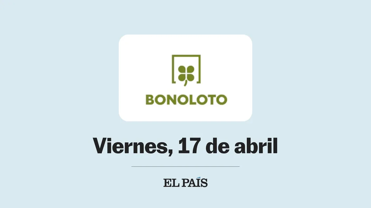 Bonoloto: check draw for Friday, April 17