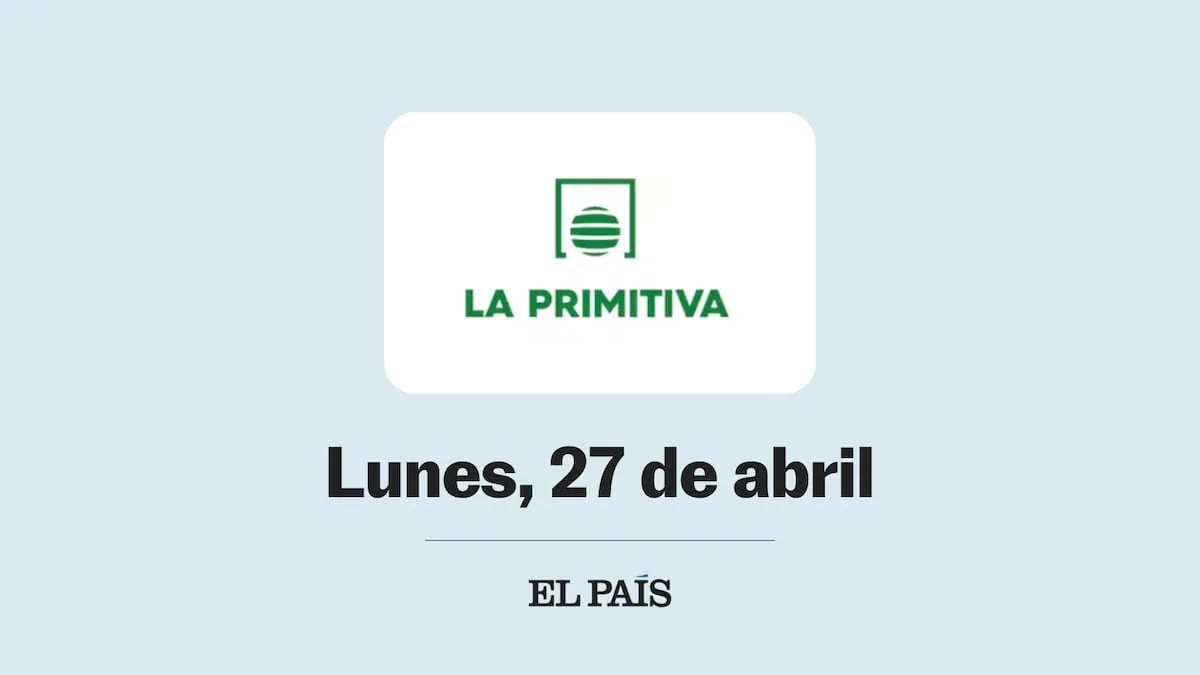 La Primitiva: check Monday, April 27 draw
