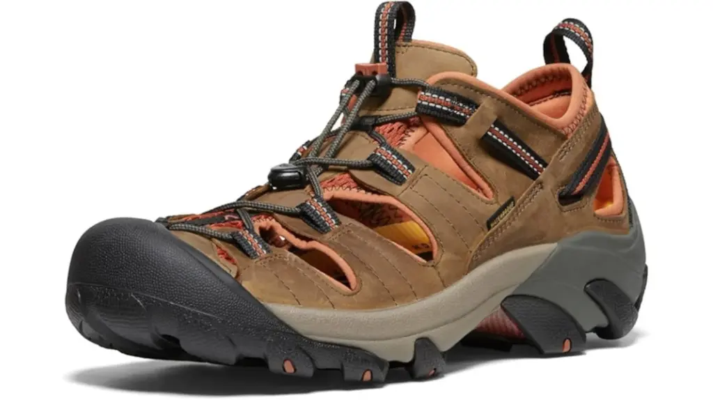 KEEN trekking sandals.