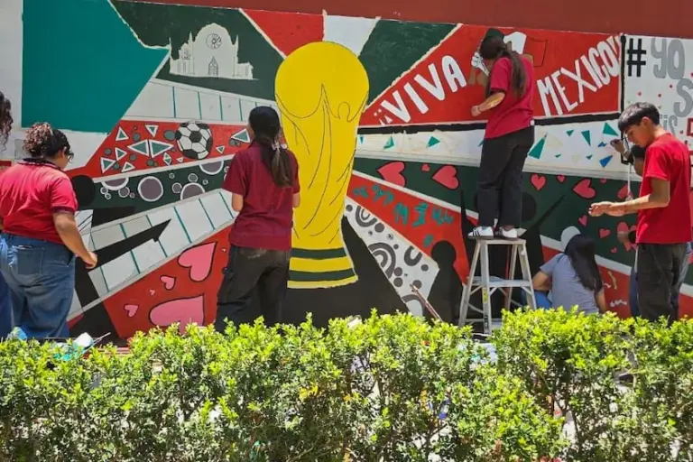 Mexico is painted with thousands of murals for the World Cup to reclaim public spaces