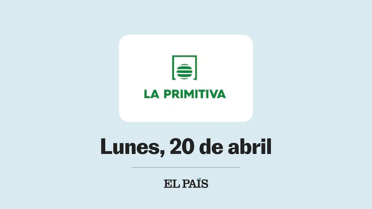 La Primitiva: check draw of Monday, April 20