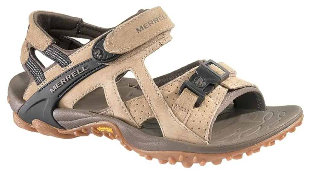 Merrell trekking sandals.