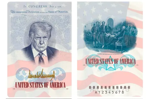 Trump incluirá su retrato en los pasaportes estadounidenses