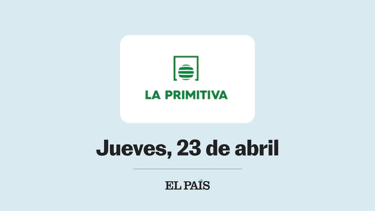 La Primitiva: check draw of Thursday, April 23