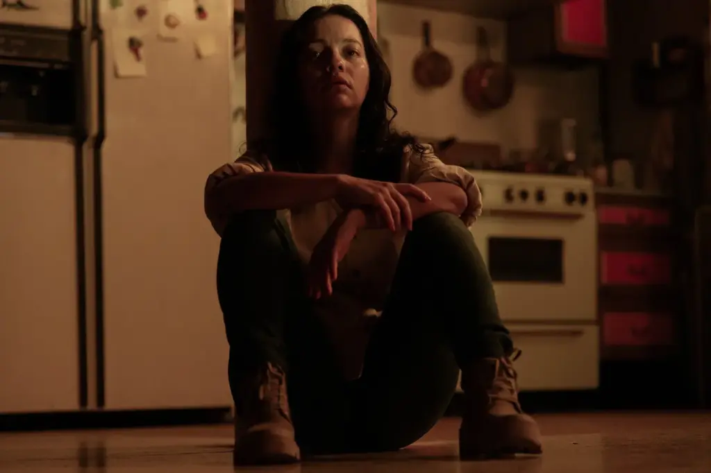 Frame from the film 'It Is Still Night in Caracas'.