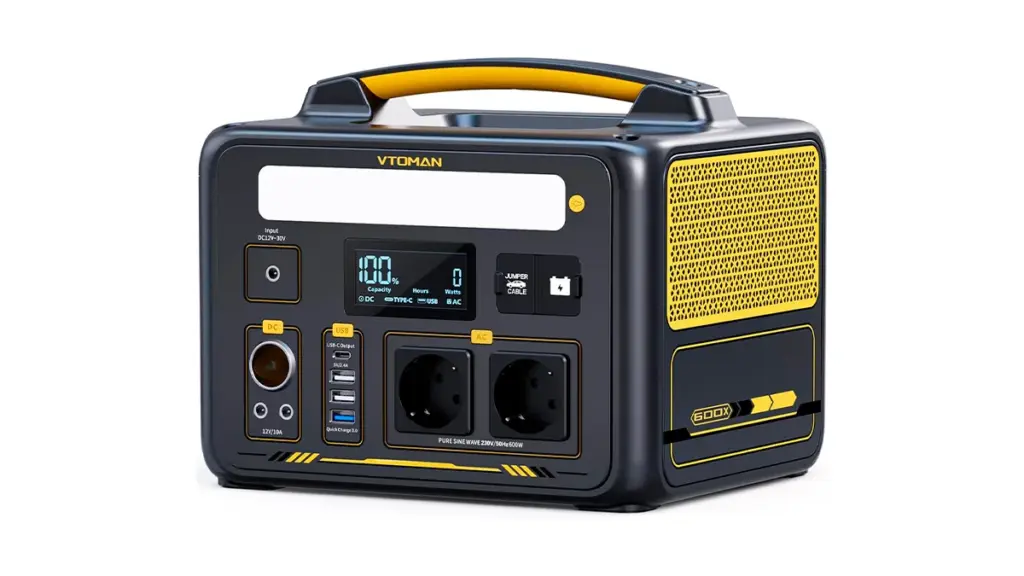 Portable solar battery