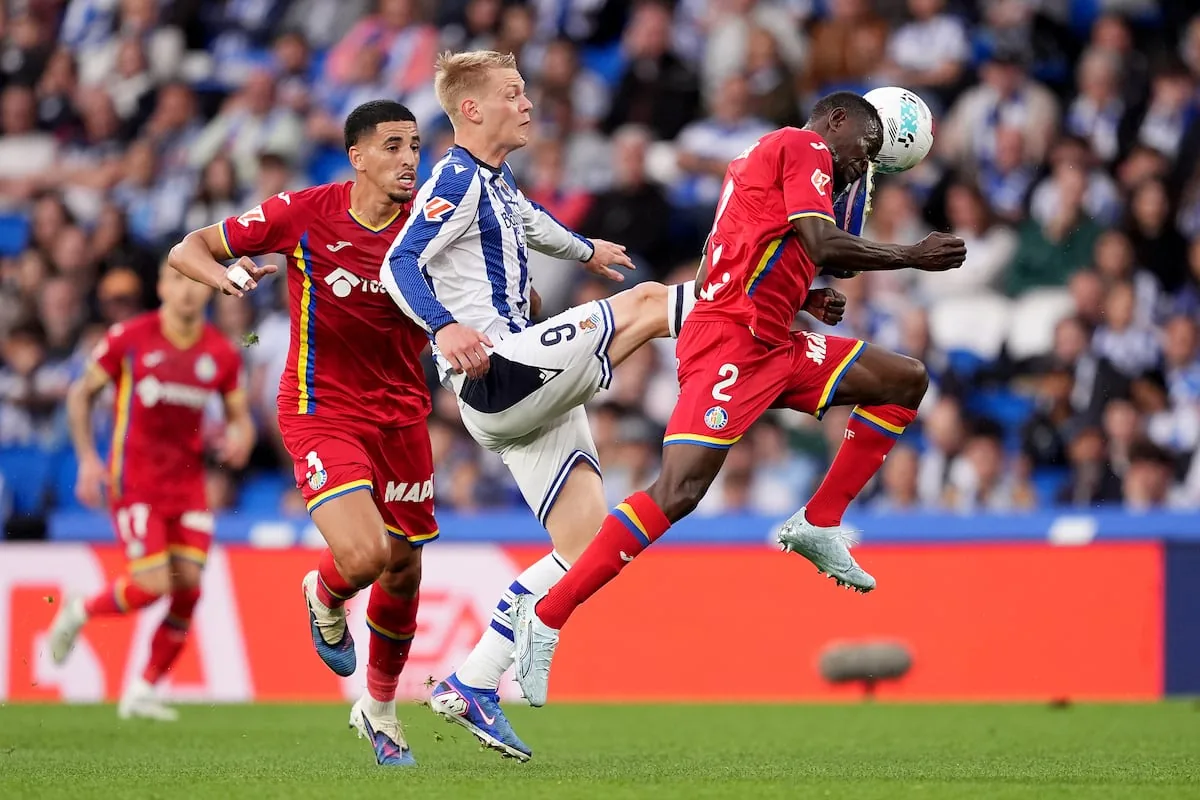 Getafe extinguishes Real's celebration in Anoeta and takes the three points