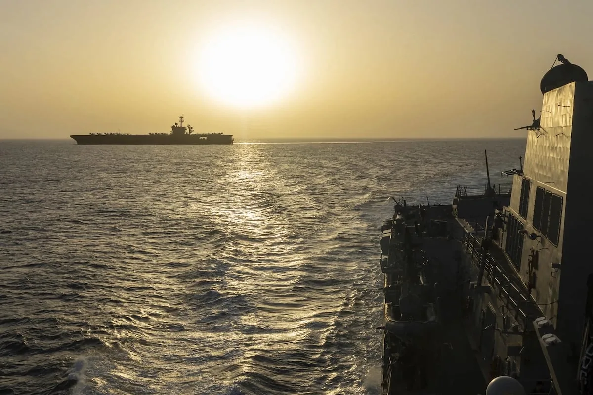United States intercepts an Iranian cargo ship that was trying to pass through the Strait of Hormuz