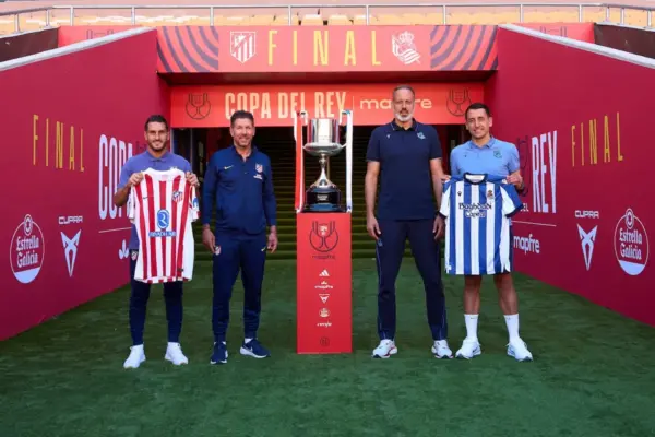 Atlético - Real Sociedad live, the Copa del Rey final live