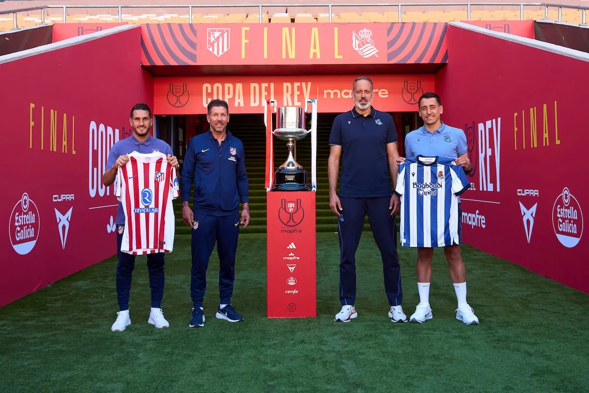 Atlético - Real Sociedad live, the Copa del Rey final live