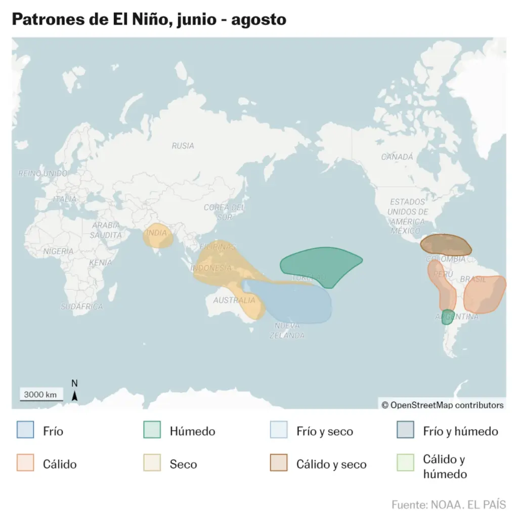 The ‘El Niño’ phenomenon will arrive in 2026: although there is no certainty about its strength, Latin America and the Caribbean must prepare