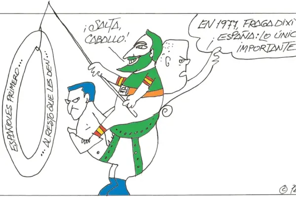 Peridis: ¡salta, caballo!