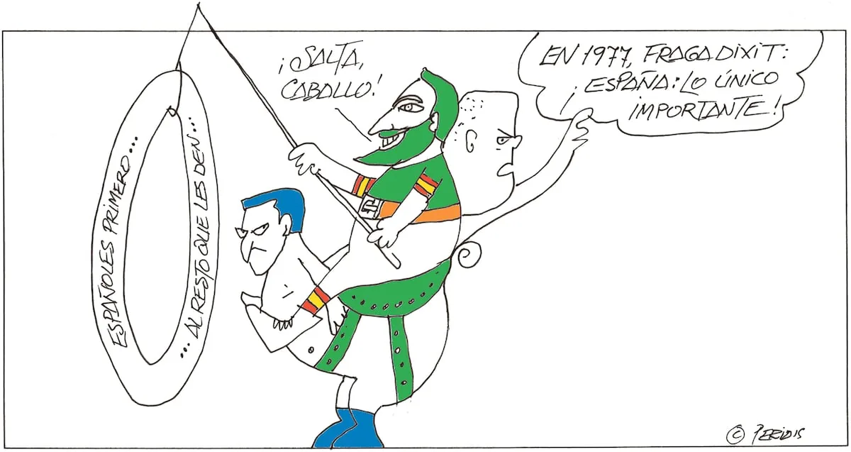 Peridis: ¡salta, caballo!