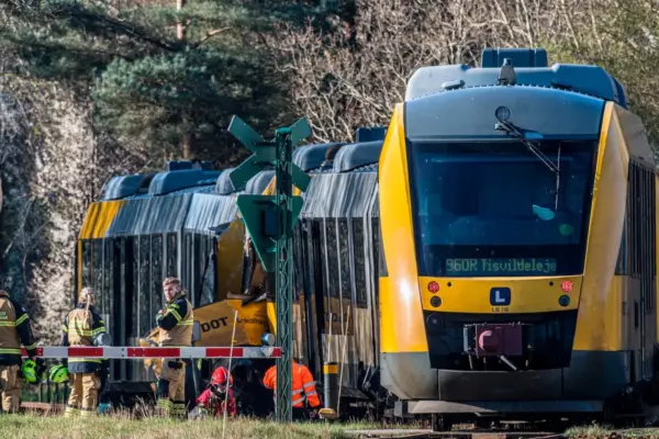 Four seriously injured in the collision of two trains in Denmark