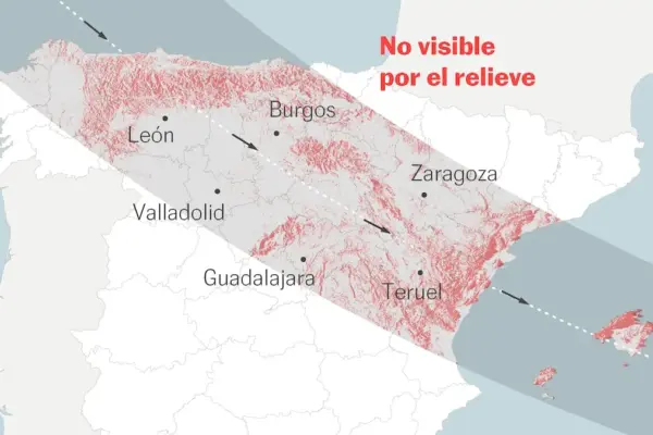 The big eclipse drill is coming to Spain: it's time to choose where to watch the complete occultation of the Sun