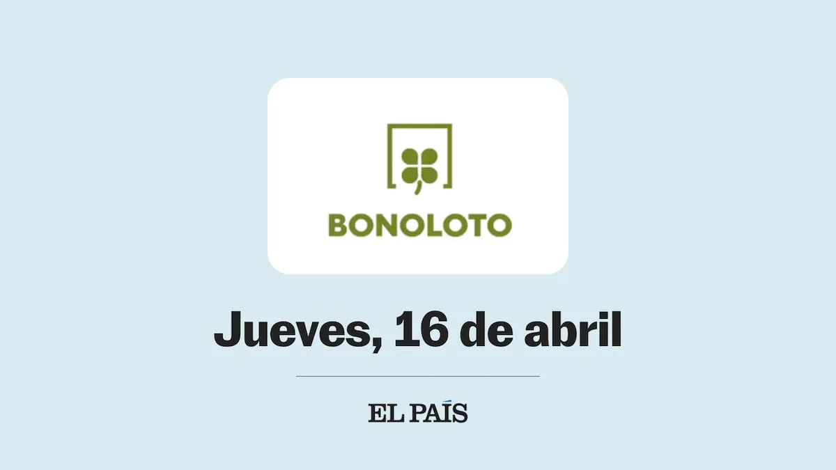 Bonoloto: check draw for Thursday, April 16