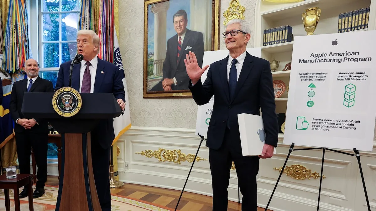 Apple's weak flank: Tim Cook's close relationship with Donald Trump