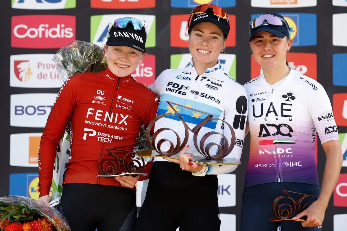 Paula Blasi comes close to victory in the Women's Flèche Wallonne