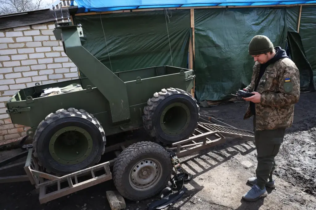 Ground drones drive Ukraine towards robotic infantry