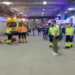 Ouigo, Adif and Aragon emergency services put themselves to the test with an accident simulation on the Madrid-Barcelona line