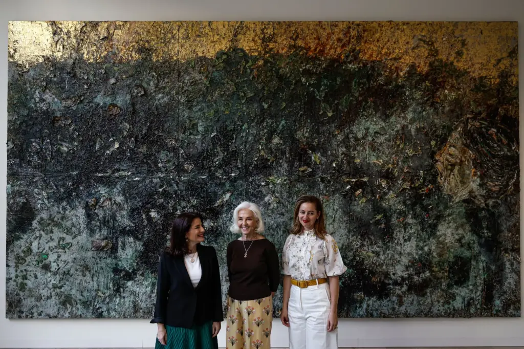 Kiefer compiles painting, history, and literature on a gigantic canvas about Berlin's Nazi airport