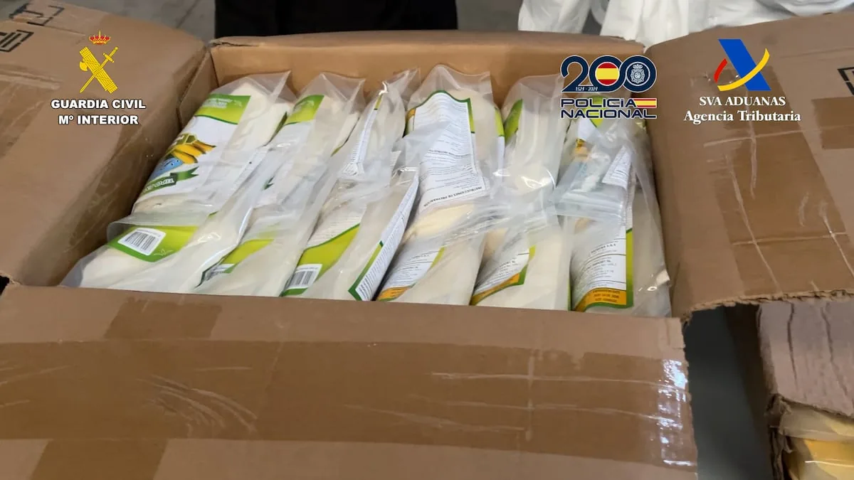 A drug trafficking organization falls while extracting a cocaine stash from a shipment of corn flour