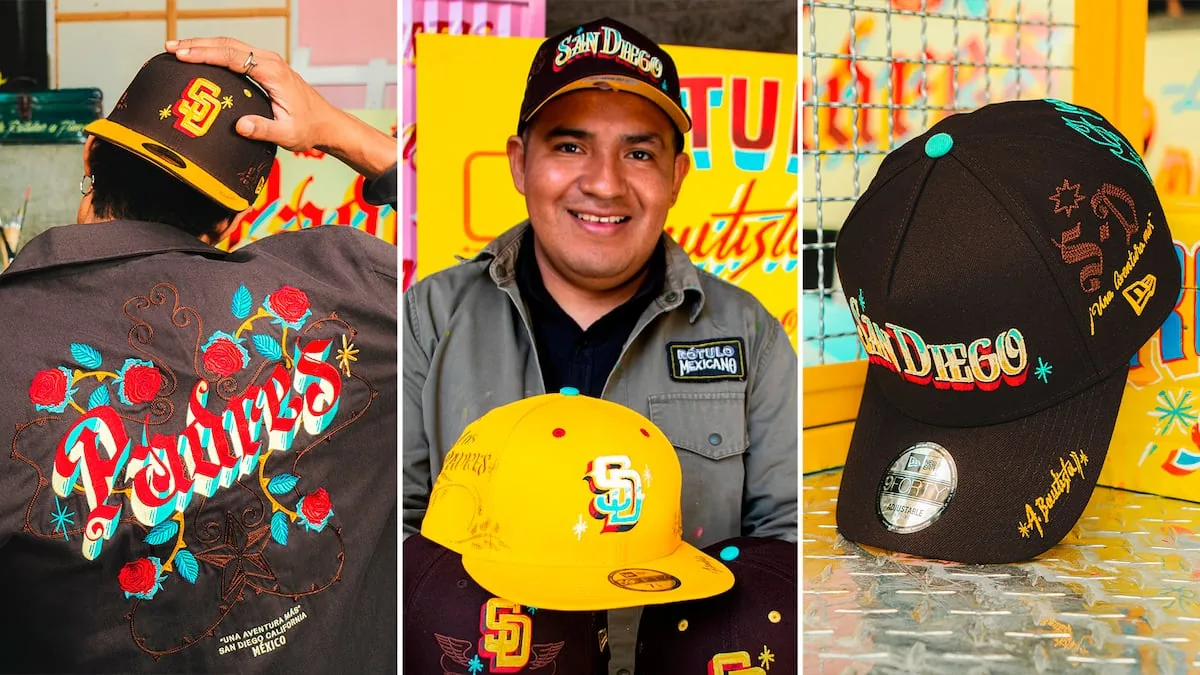 Rótulos Bautista colabora con los San Diego Padres para una colección inspirada en la gráfica mexicana