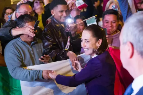 Claudia Sheinbaum arrives in Barcelona on her first visit to Europe as president of Mexico