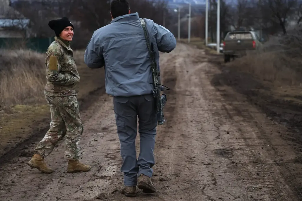 Marina and Andrii, bomb-proof love on the Donbas front