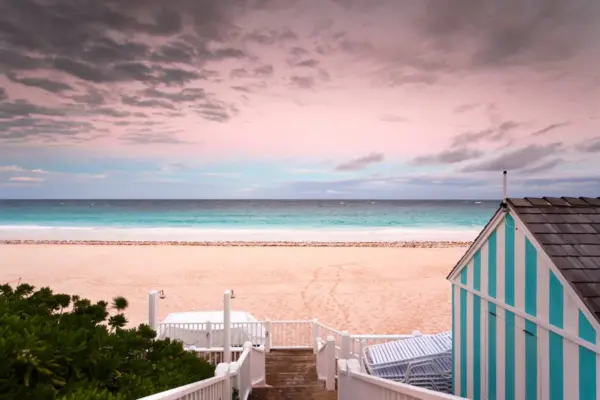 The Bahamas and its pink sand beaches, where the landscape becomes unreal