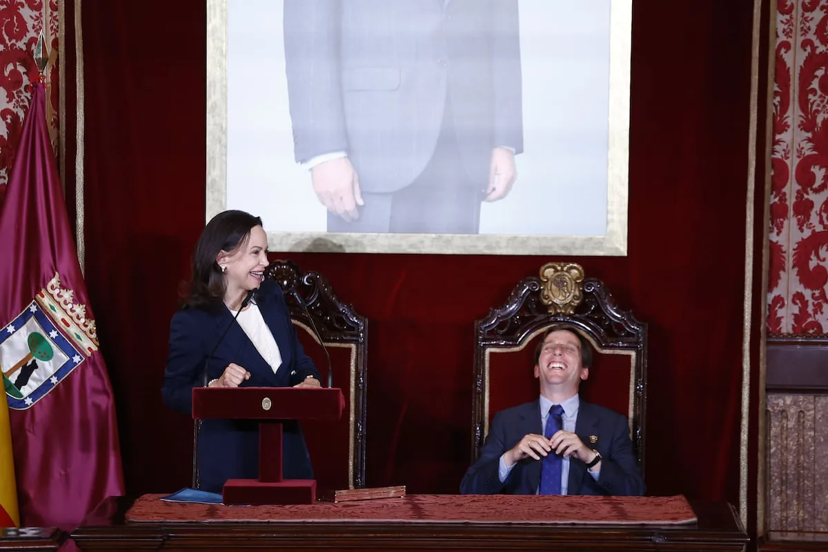From Génova to the founding of Vox, and from there to the Madrid City Council: María Corina Machado embraces the Spanish right