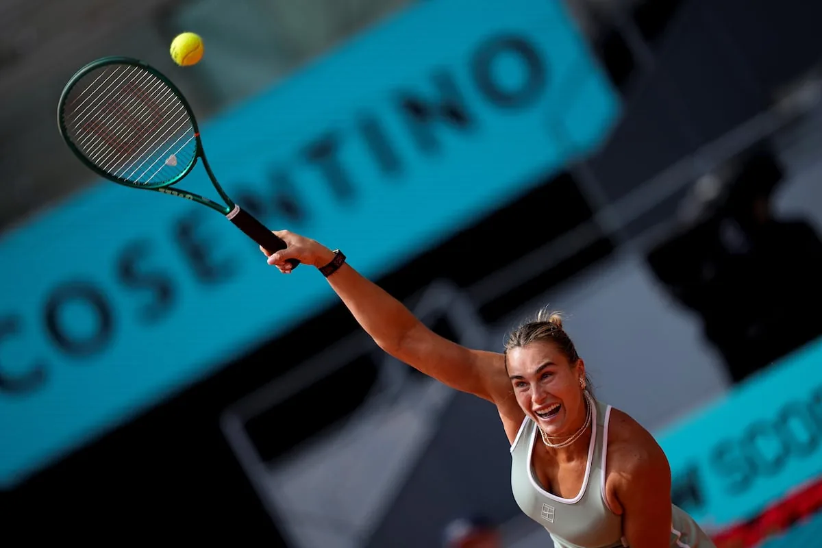 Sabalenka debuts with a win in her favorite land: “It always excites me to return to Madrid”