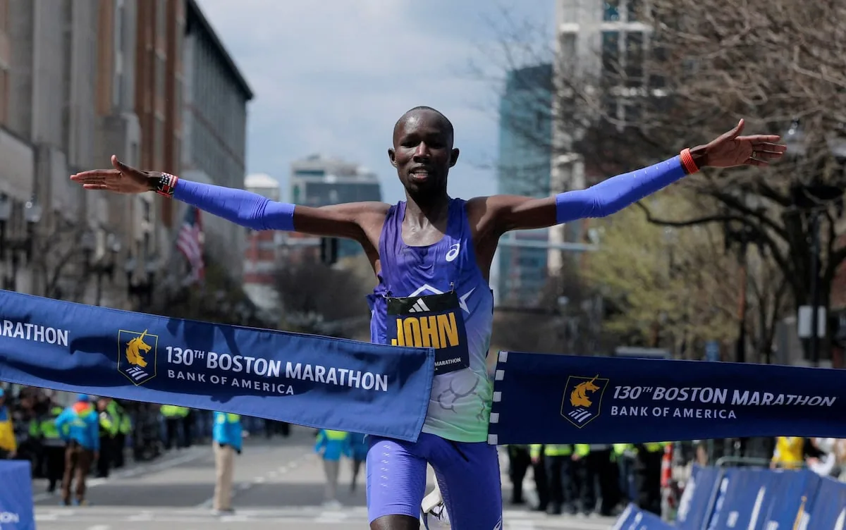 John Korir gifts a course record to the Boston Marathon, which celebrates its 130th edition