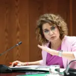 Montero accuses the PP of the “misuse” of the Senate after forcing her to appear “for being the PSOE candidate in Andalusia”