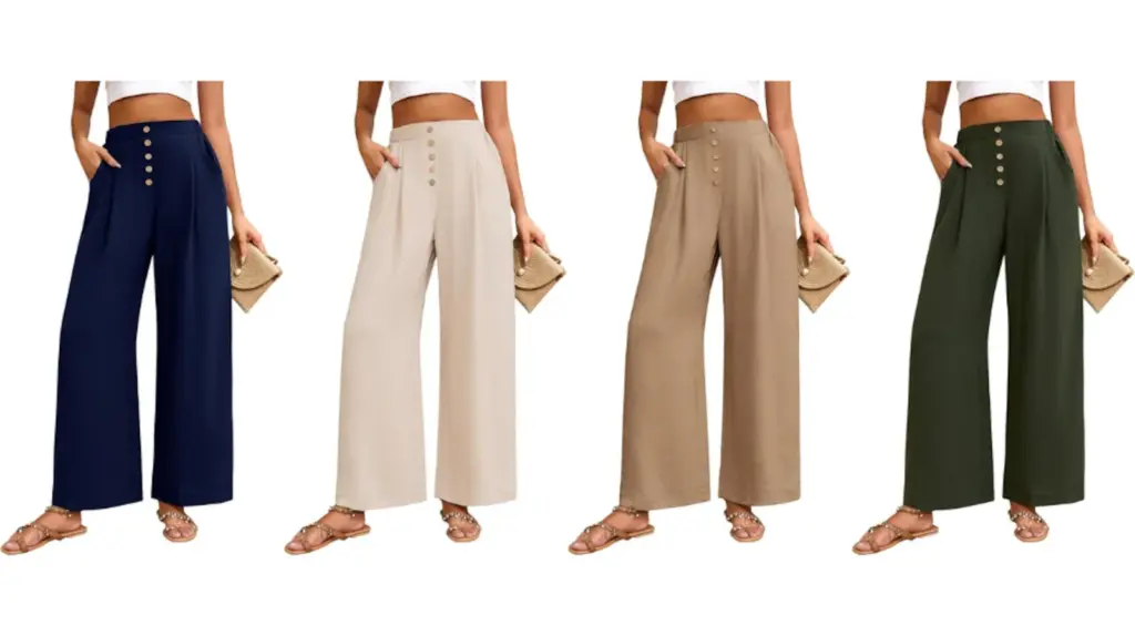 These flowing women's trousers are a spring essential: comfortable, stylish, and available in five colors
