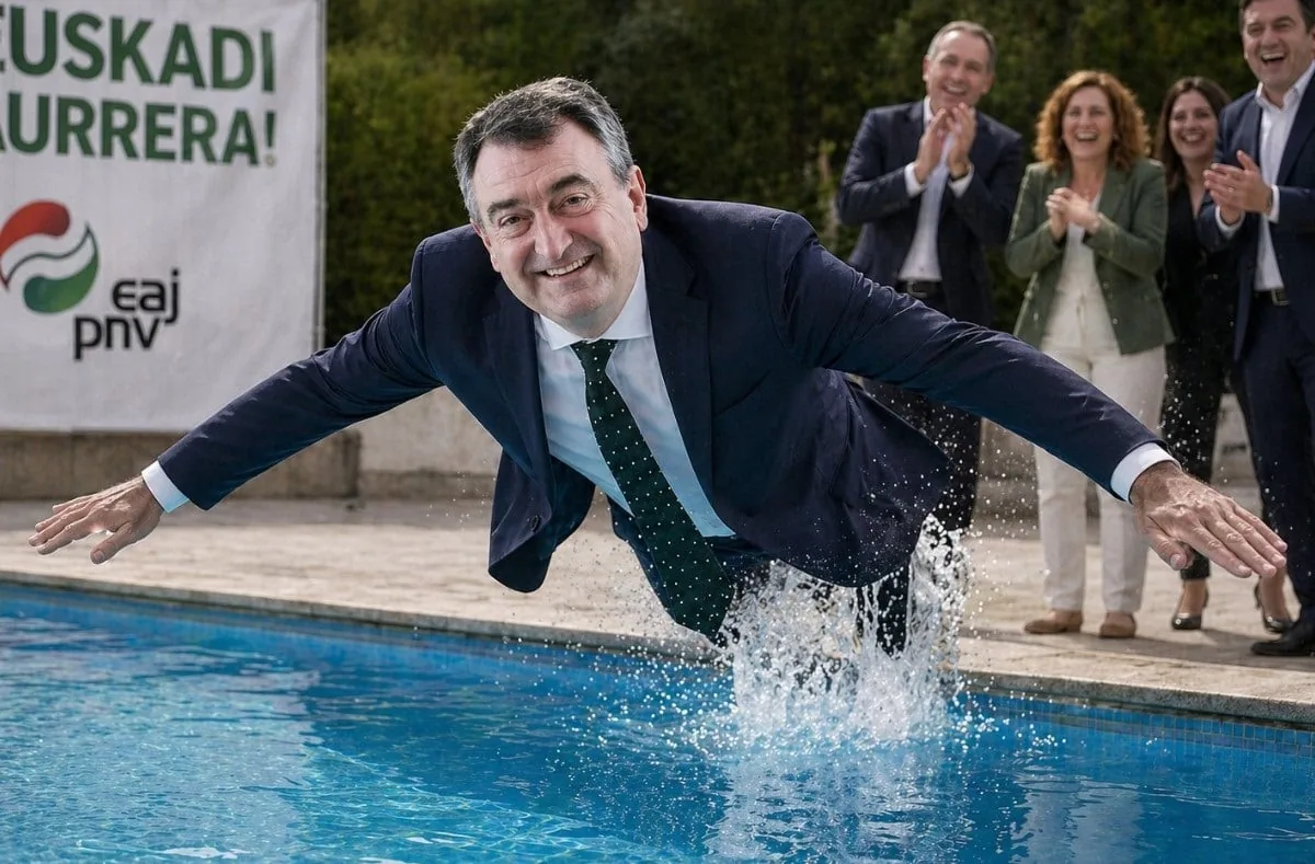 A tweet from the PSE with an AI image of Aitor Esteban sparks a crisis between the PNV and the socialists