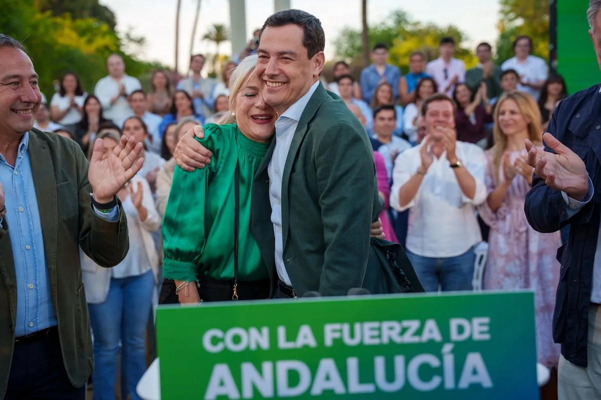 Moreno attacks the unique financing of Catalonia at the start of the campaign to renew his absolute majority