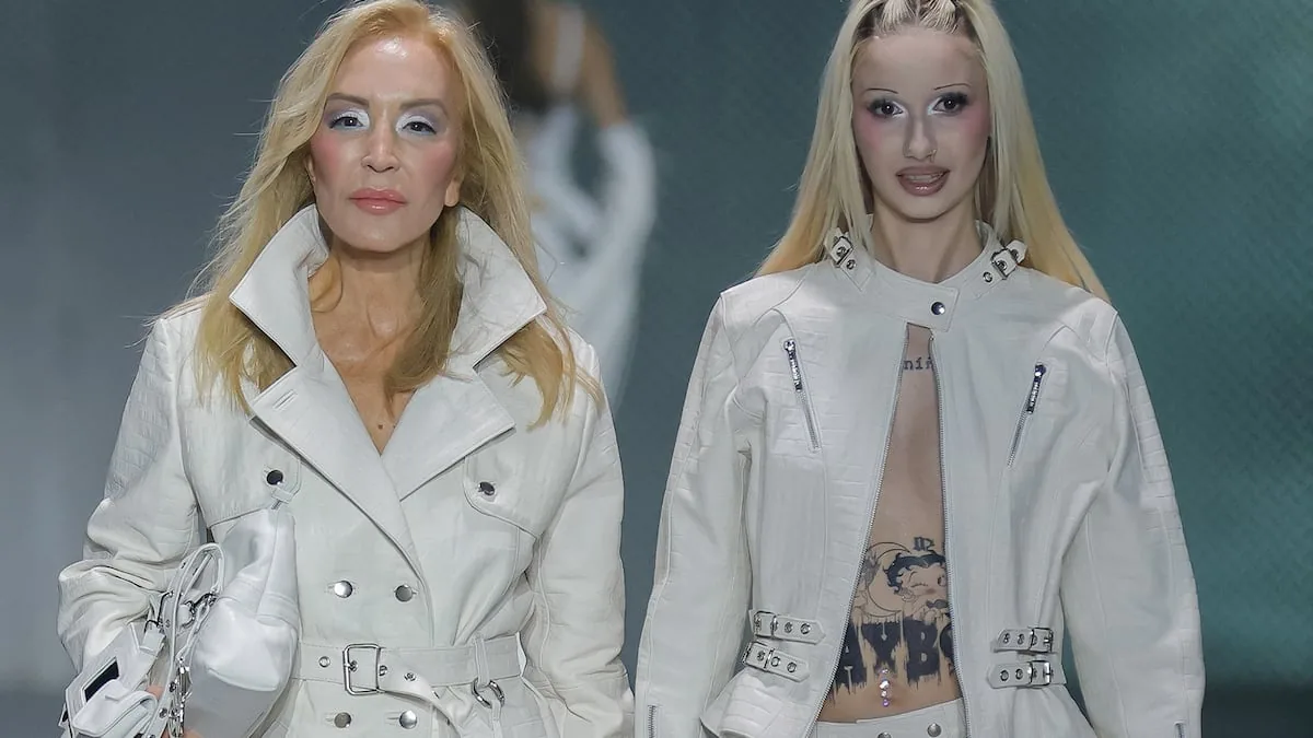 Carmen Lomana walks with Metrika at Dominnico's tenth anniversary: "We represent ourselves to the world through clothing"