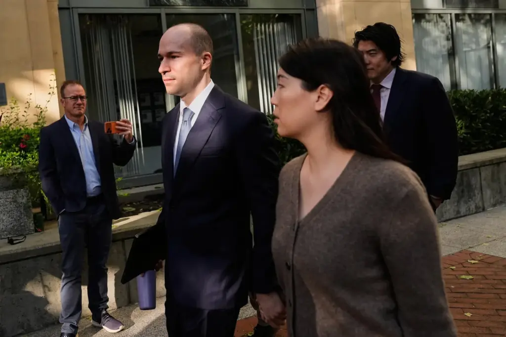 OpenAI President Greg Brockman arriving at the Oakland courthouses, California, April 29, 2026.