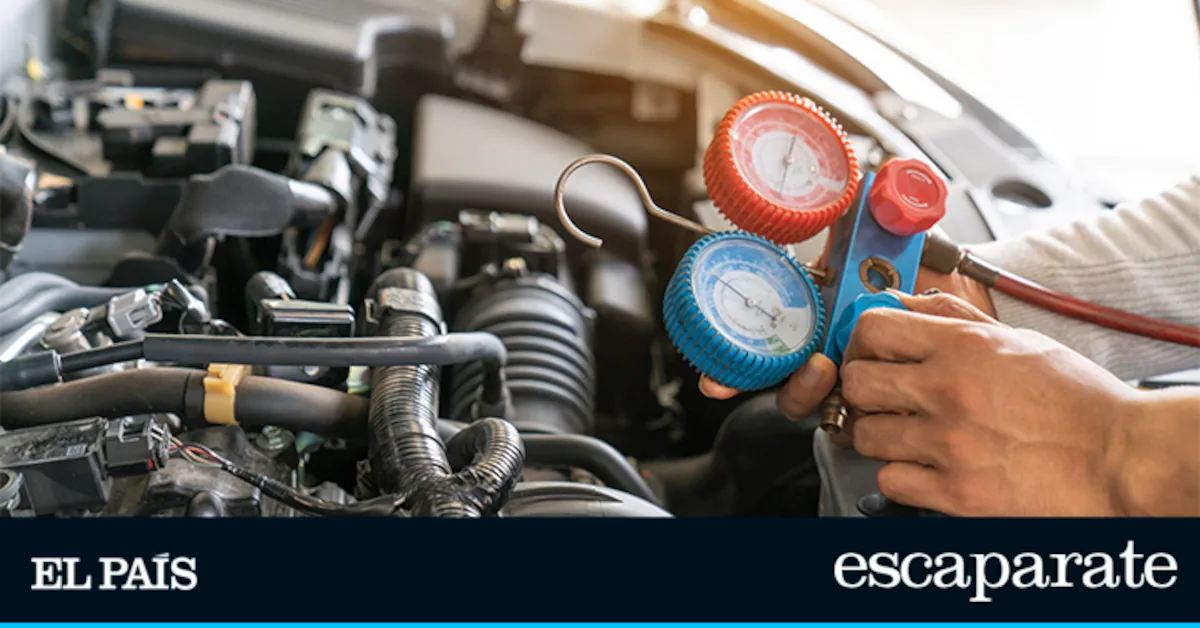 The kit with which you can recharge the car air conditioning without going to the workshop