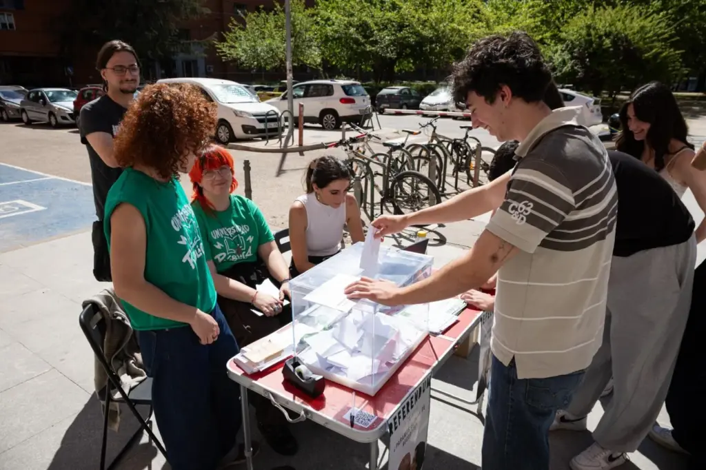 Thousands of professors and students from Complutense simulate a “referendum” to highlight that the cuts continue