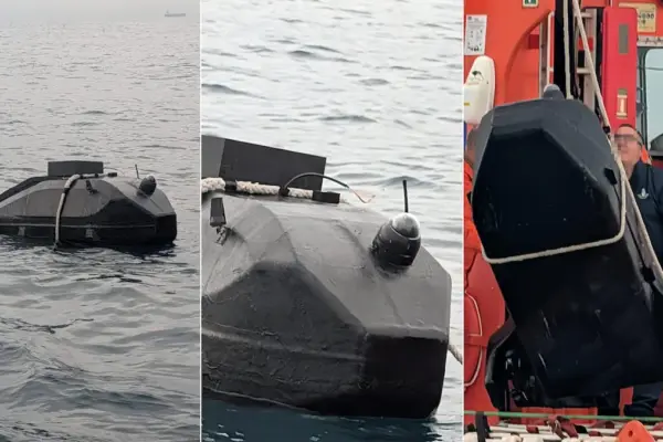 Found an underwater drone shaped like a car that the drug trafficker used in the Strait