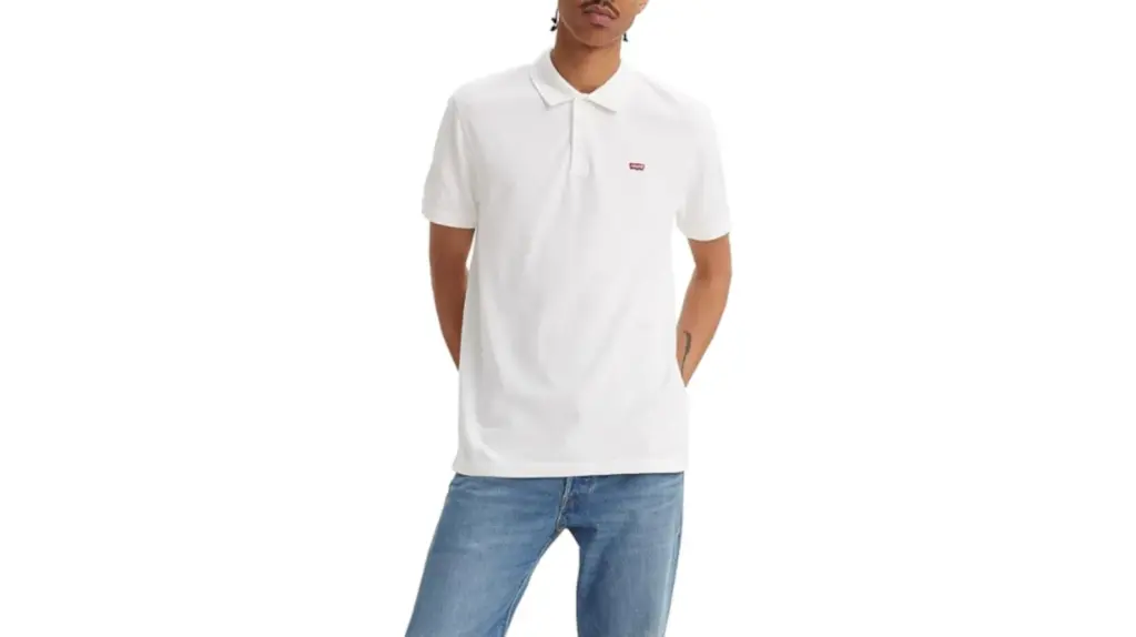 Levi's men's polo Amazon offer April 26 body 5