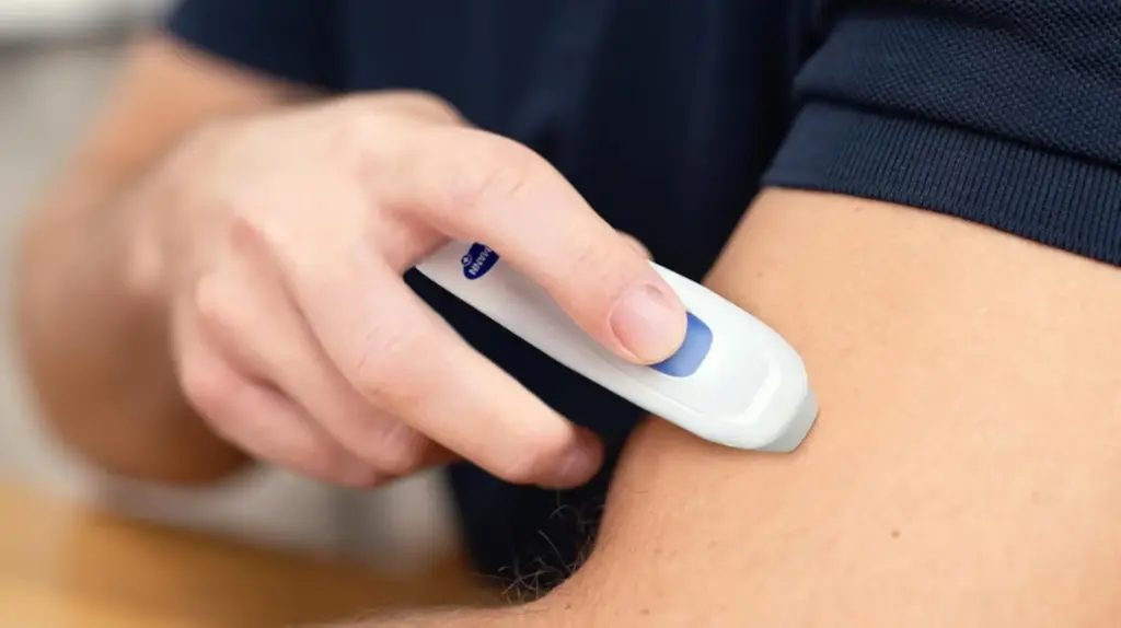 The Hartmann bite device allows intensity adjustment.